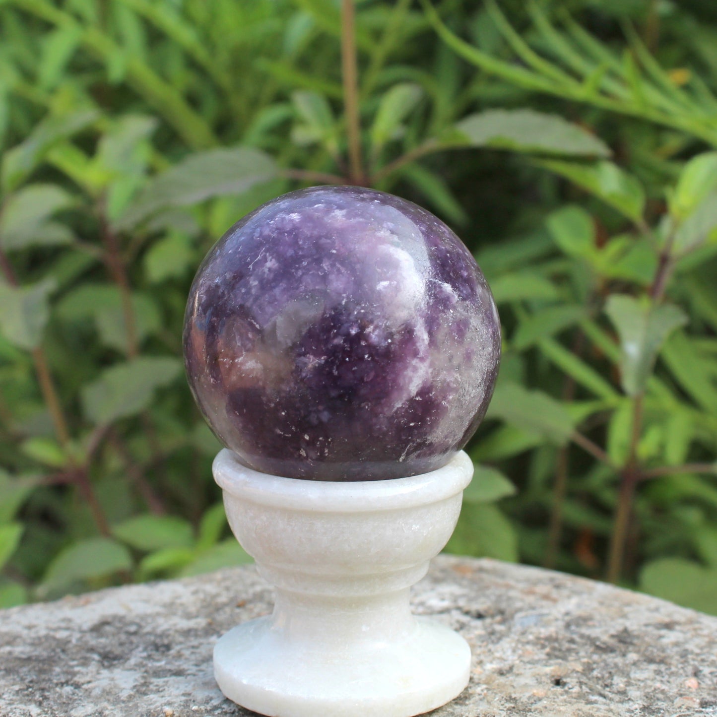 Natural 50 mm Lepidolite Sphere