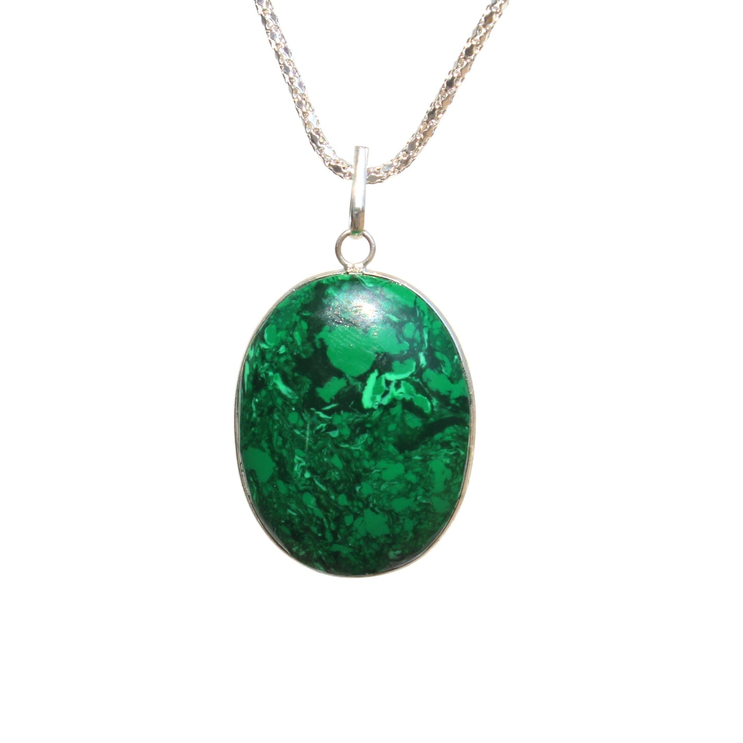 Malachite Oval Necklace