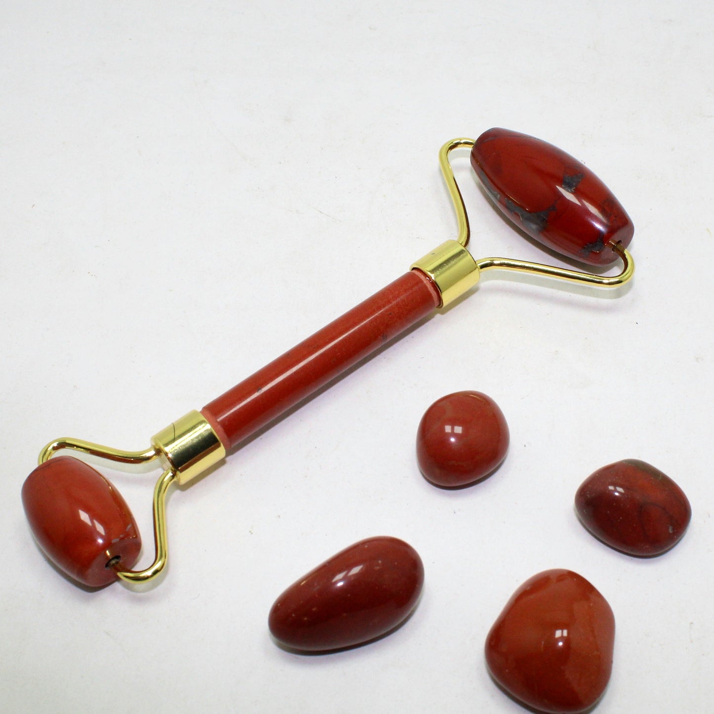 Natural Red Jasper Roller Massage