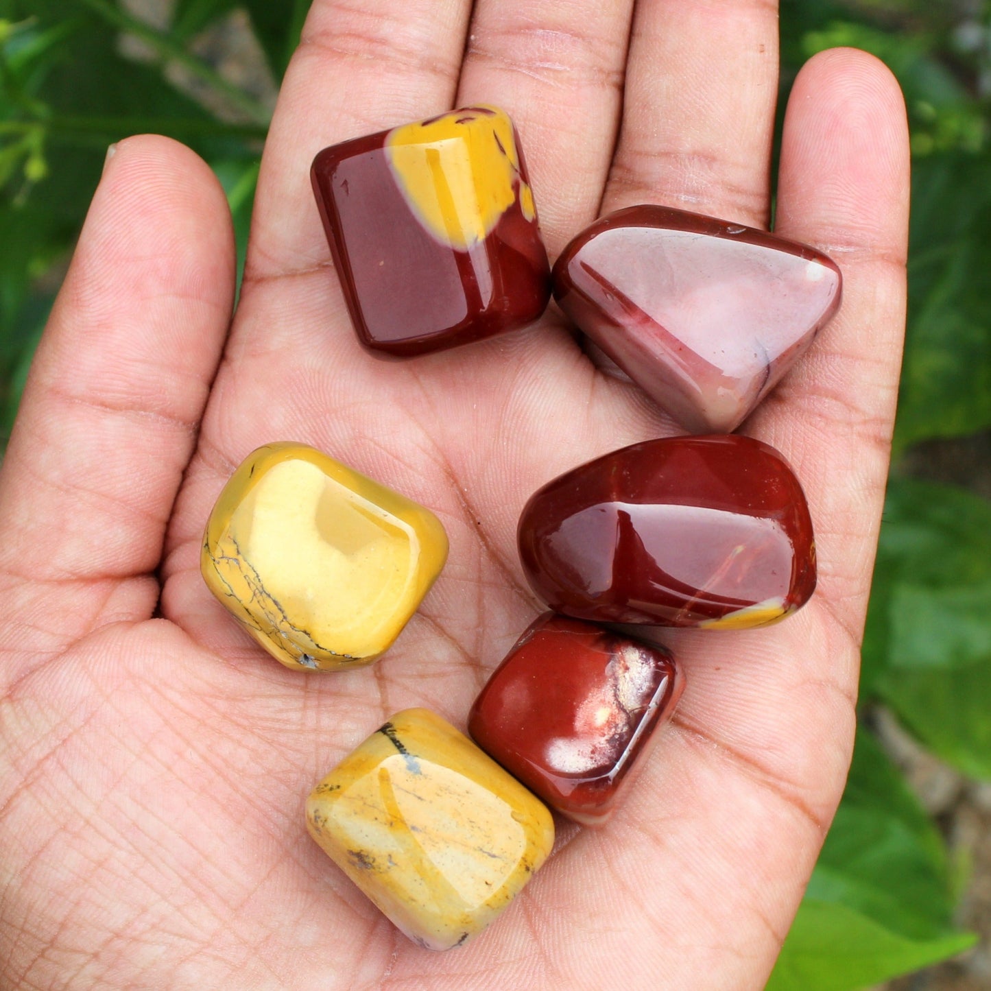 Natural Mookaite Polished Tumbled Stone