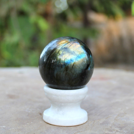 Natural Labradorite 55 mm Sphere