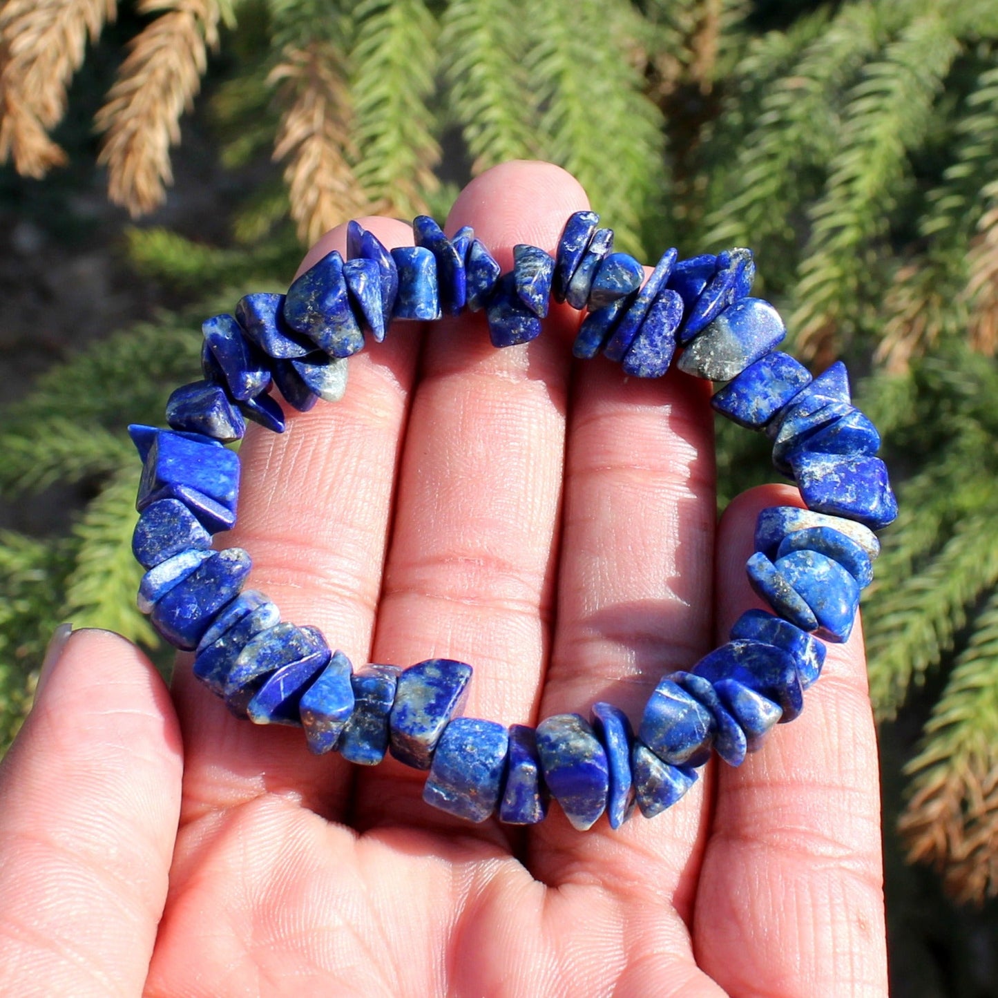 Lapis Lazuli Chip Bracelet