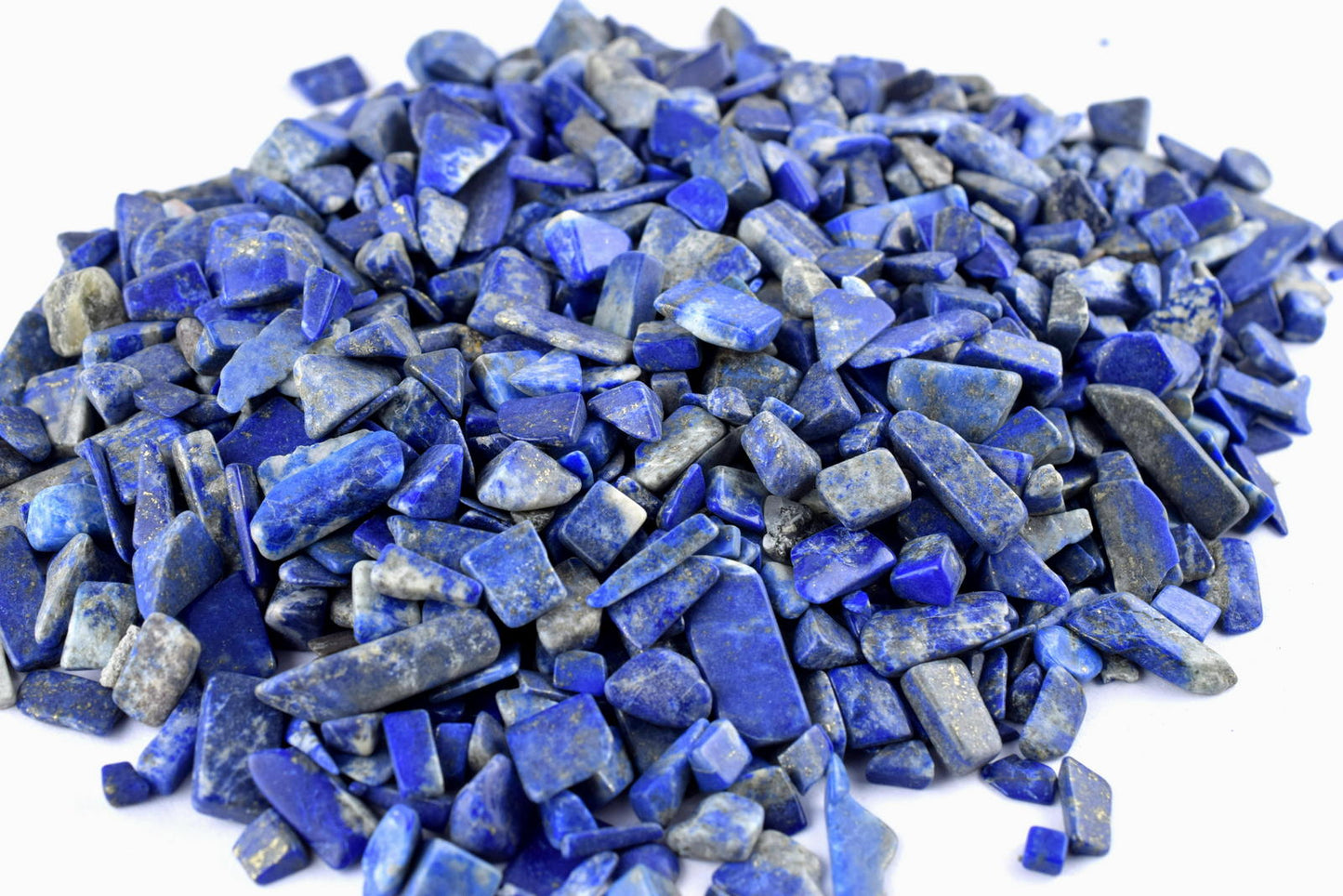 Natural Lapis Lazuli Chips Pack of 250 grams (Wholesale)