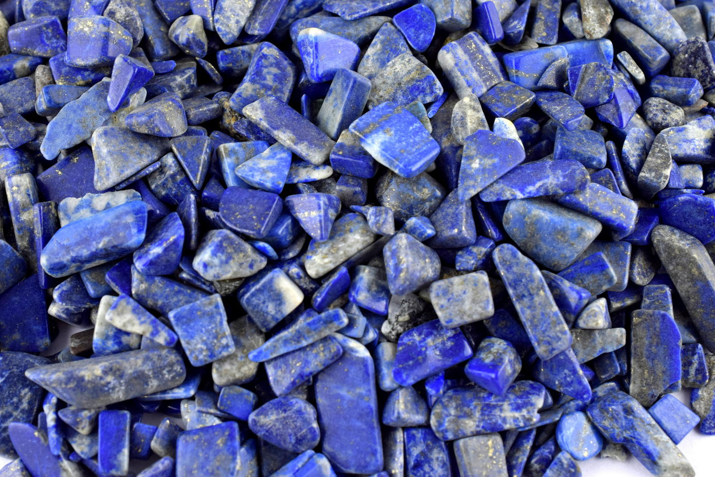 Natural Lapis Lazuli Chips Pack of 250 grams (Wholesale)