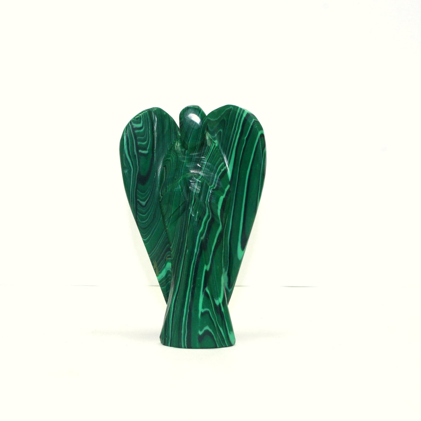 Malachite 3 inch Hand Carved Angel