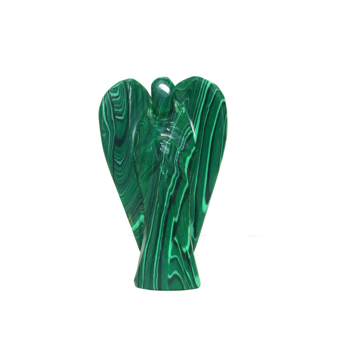 Malachite 3 inch Hand Carved Angel