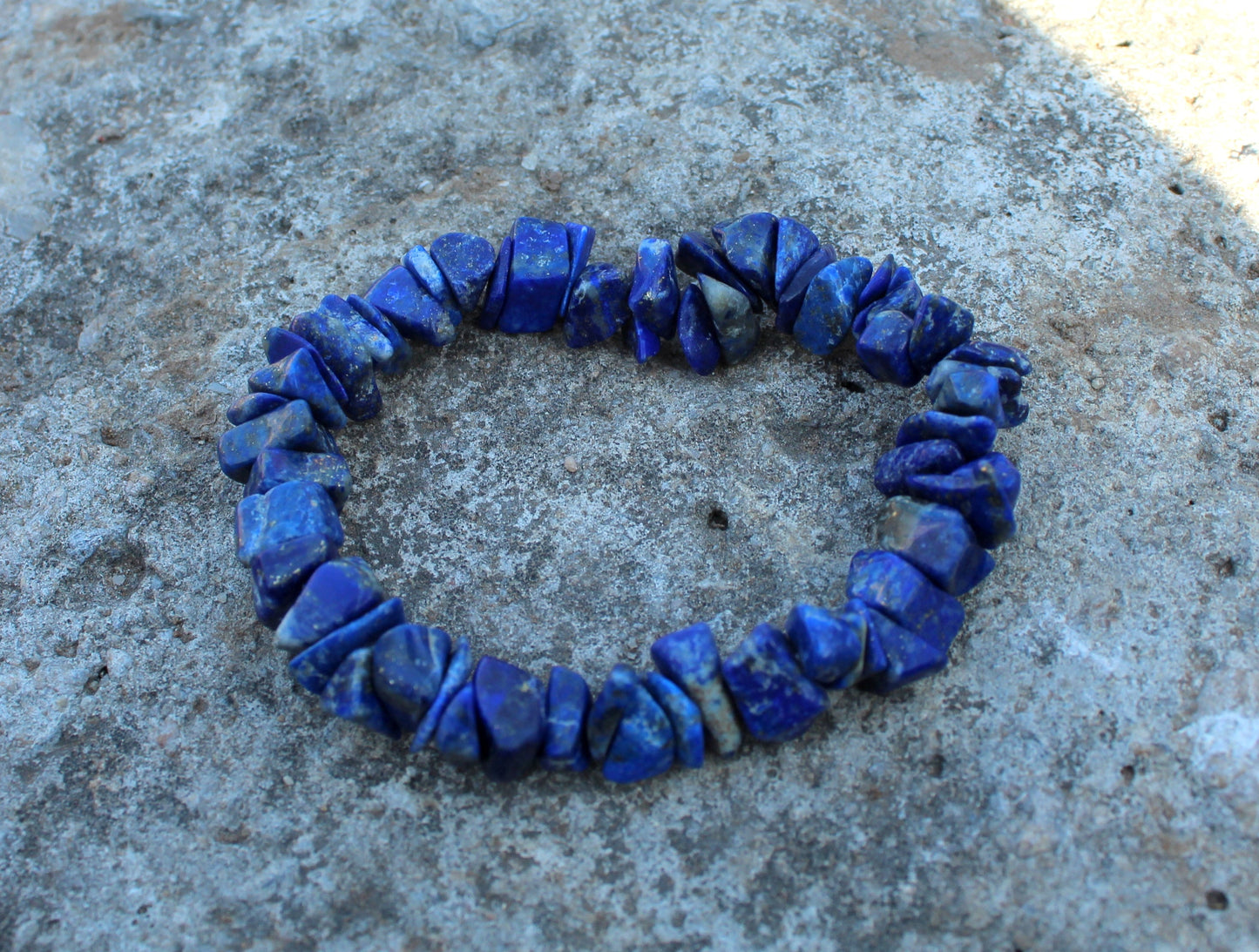 Lapis Lazuli Chip Bracelet