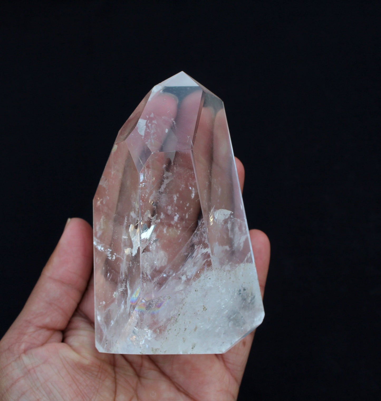 Natural Large Clear Quartz 110 mm Polished Point