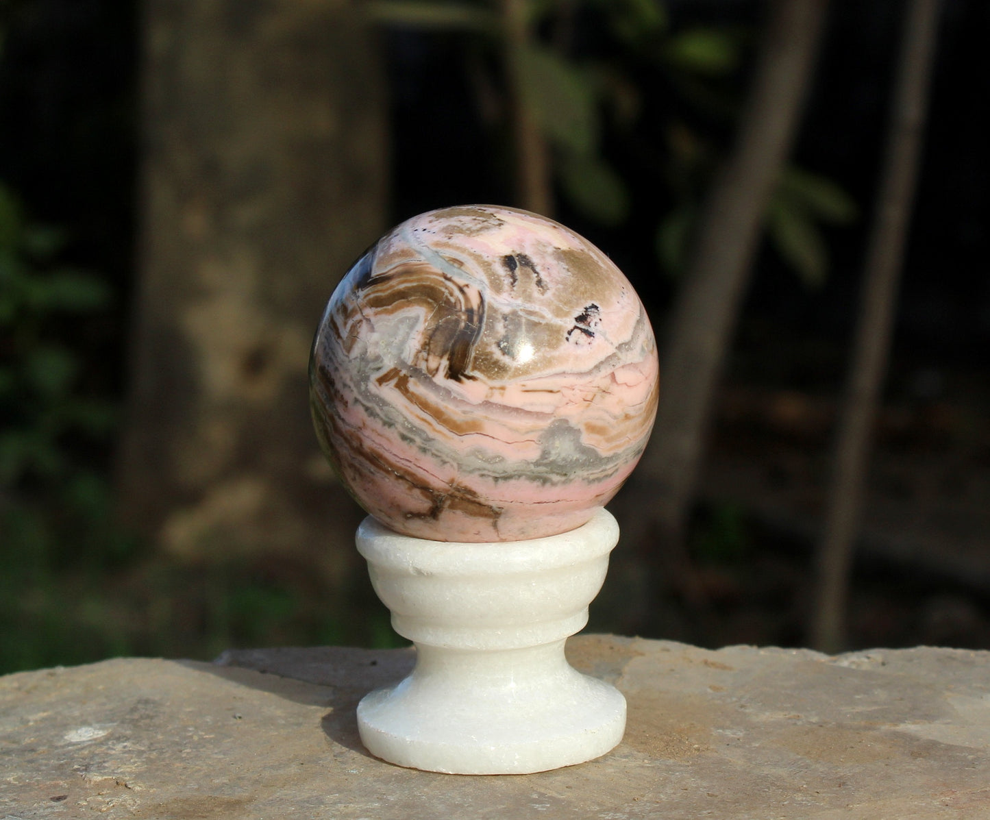 Natural 52 mm Rhodochrosite Sphere