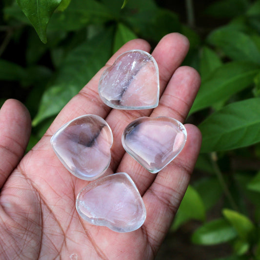 Natural Clear Quartz Loose Heart - 30 mm