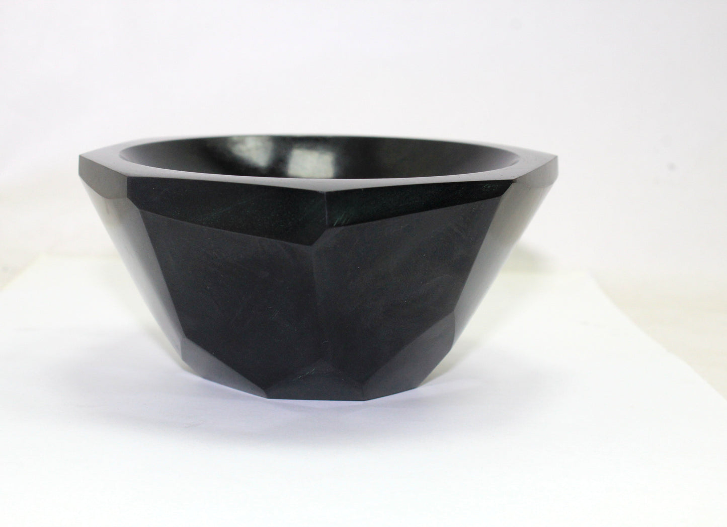 Natural Black Agate Mortar and Pestle - 5 inch