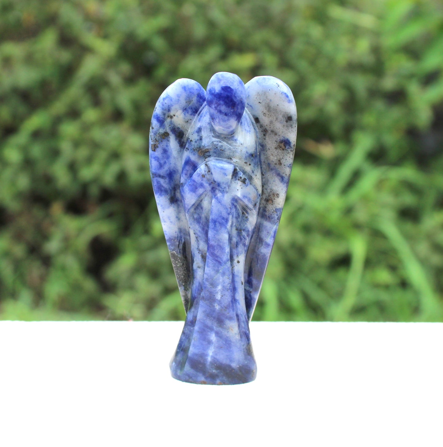 Natural Sodalite Hand Carved Angel