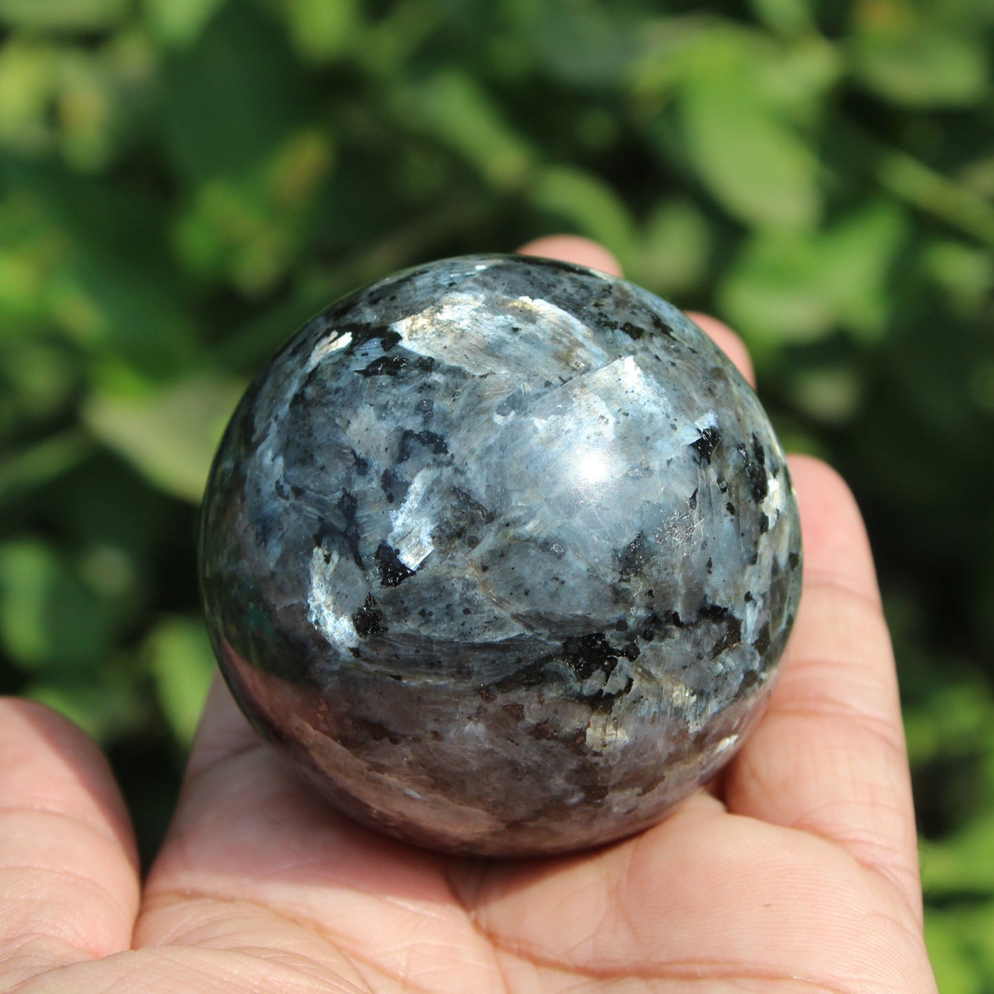 Natural 52 mm Larvikite Sphere