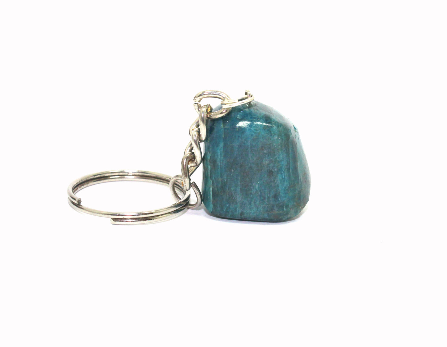 Natural Apatite Tumble Stone Keyring