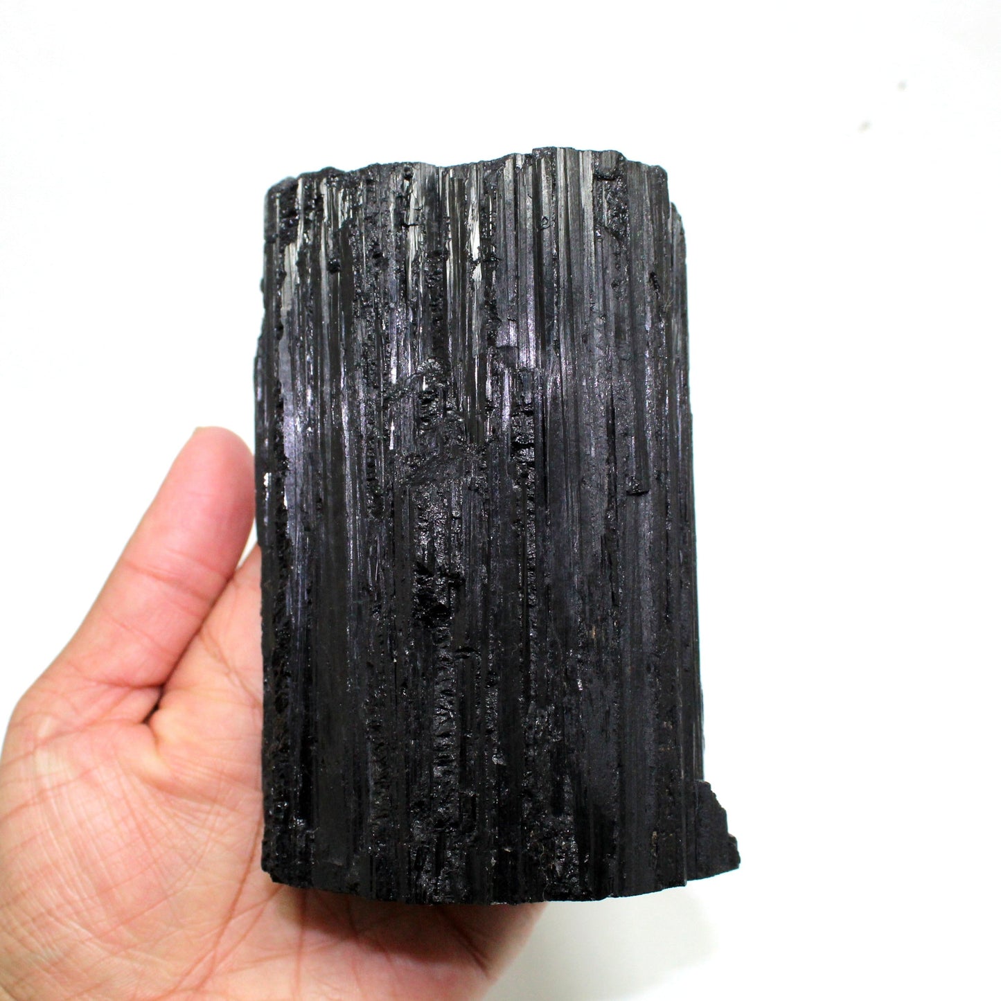 Large Natural Black Tourmaline Raw Stone