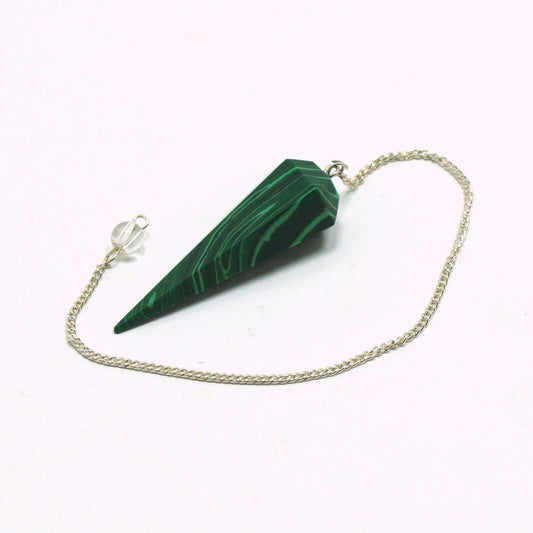 Malachite Dowsing Pendulum