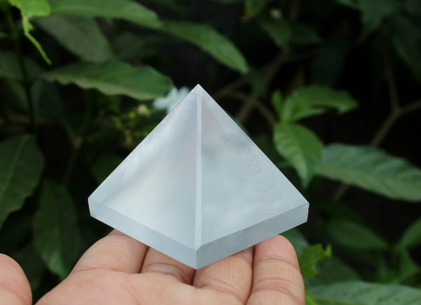 Natural 50 mm Selenite Pyramid