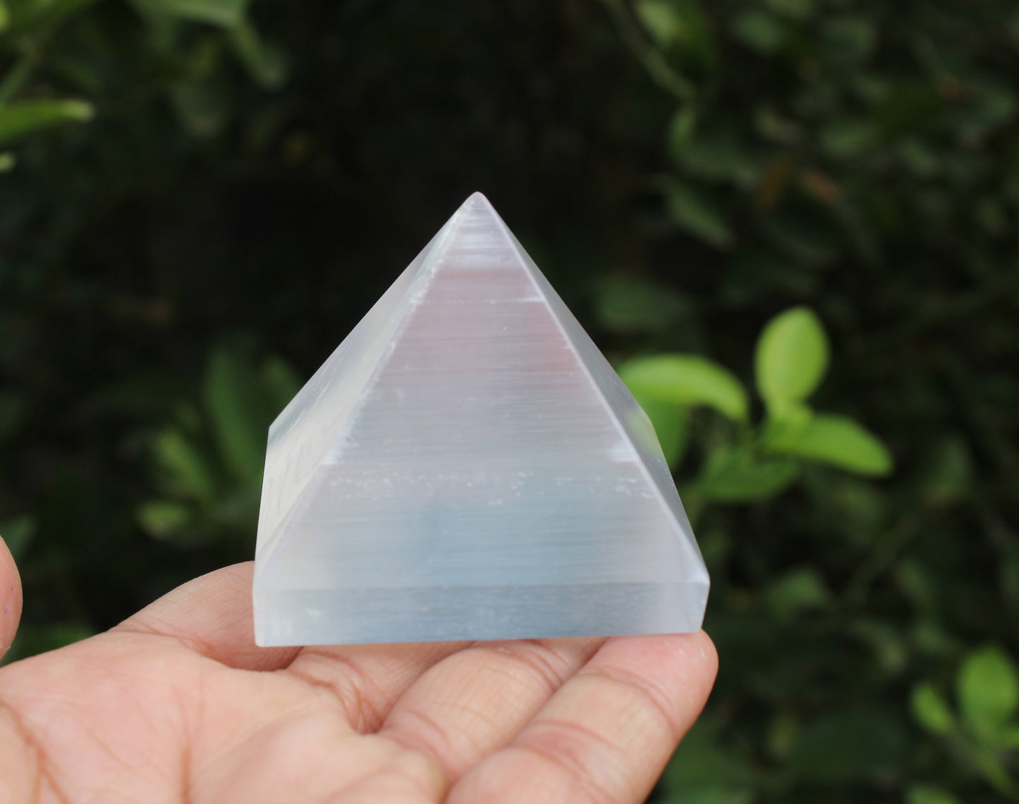 Natural 50 mm Selenite Pyramid