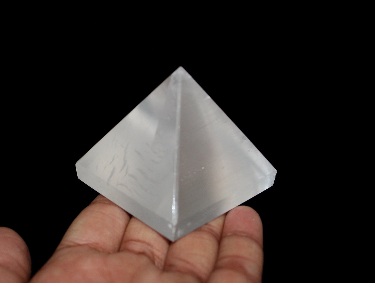 Natural 50 mm Selenite Pyramid