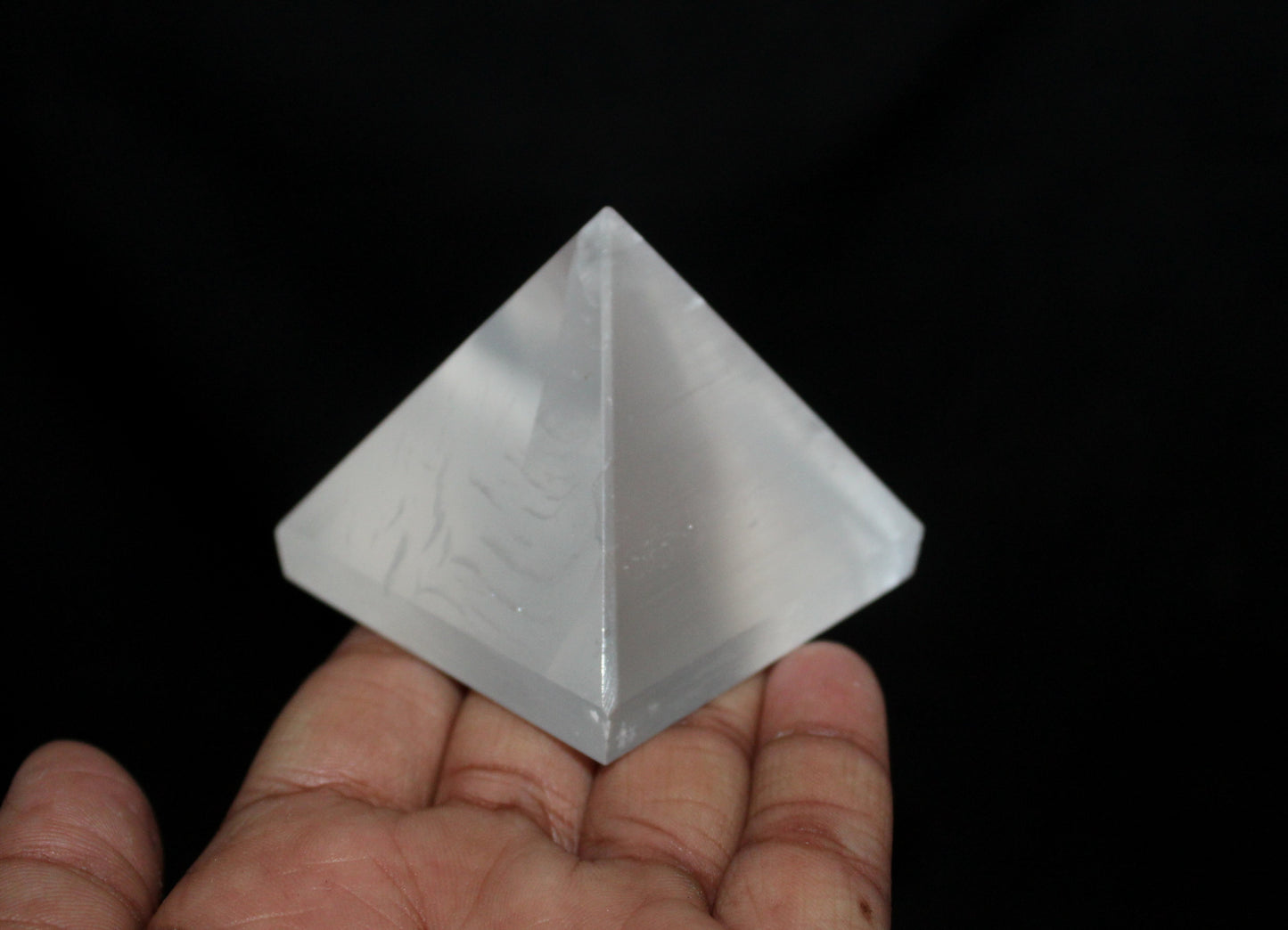 Natural 50 mm Selenite Pyramid