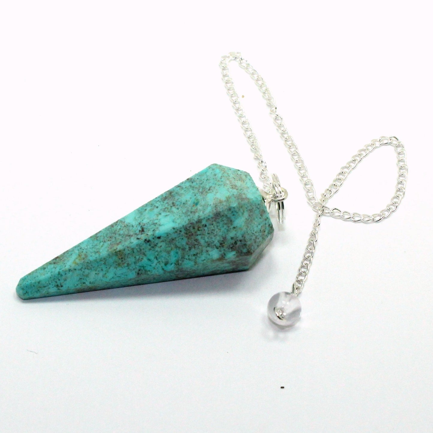 Natural Chrysocolla Dowsing Pendulum