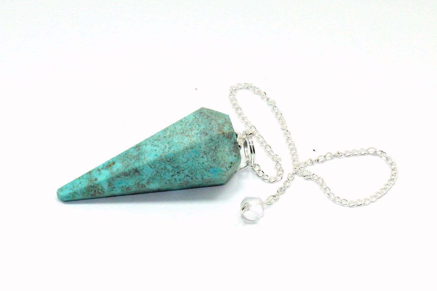 Natural Chrysocolla Dowsing Pendulum