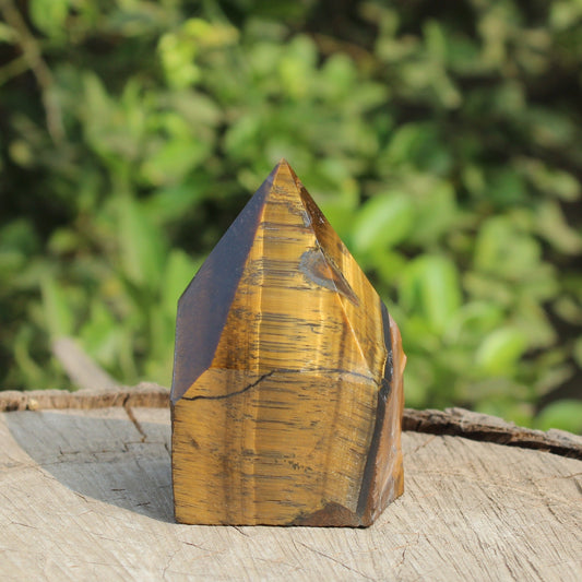 Natural Tiger Eye Raw Point