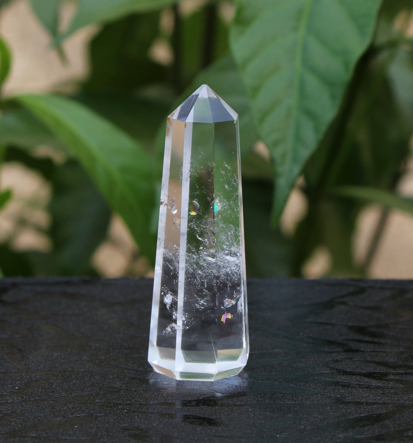 Natural Clear Quartz 70 mm Tower Point