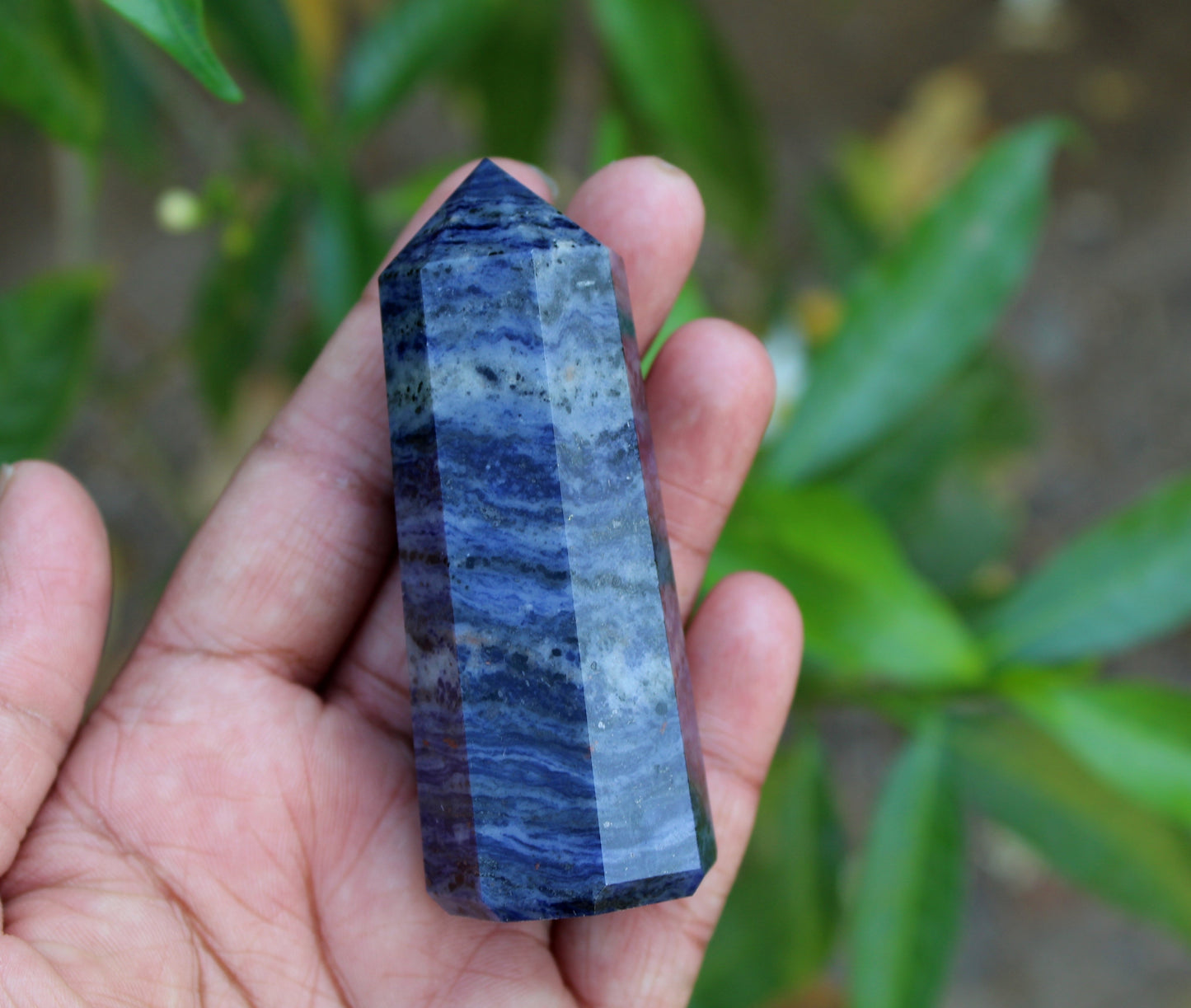 Natura 80 mm Sodalite Point