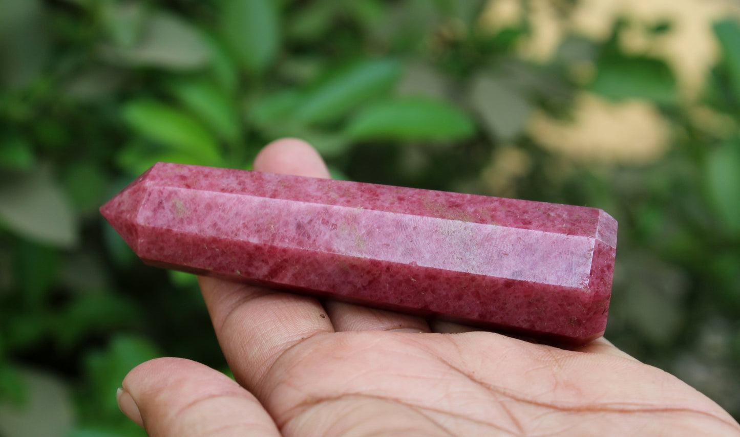 Natural Rhodonite High Quality Point