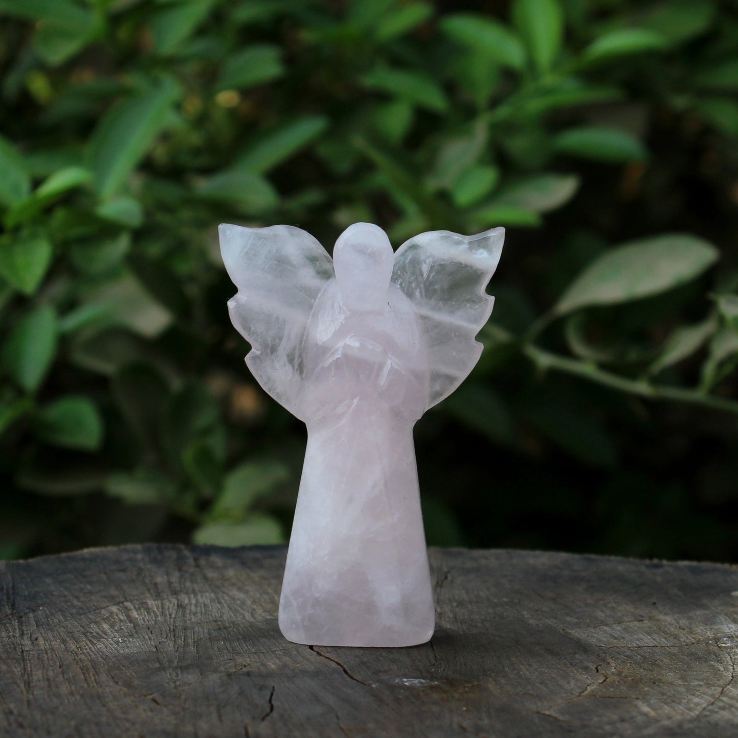 Natural Rose Quartz 3 inch Angel