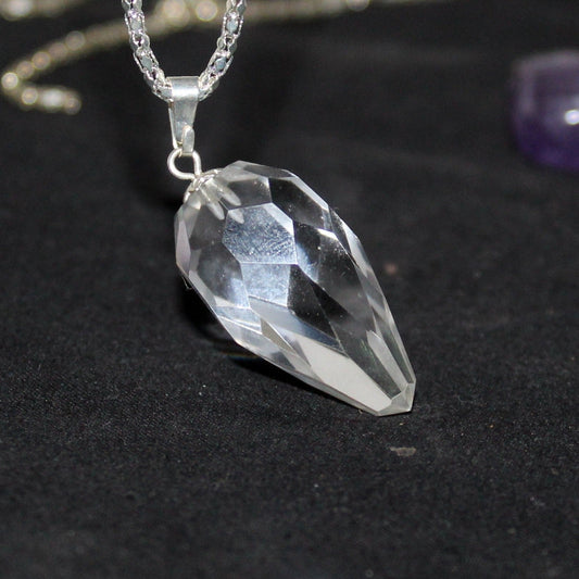 Natural Clear Quartz Pendant