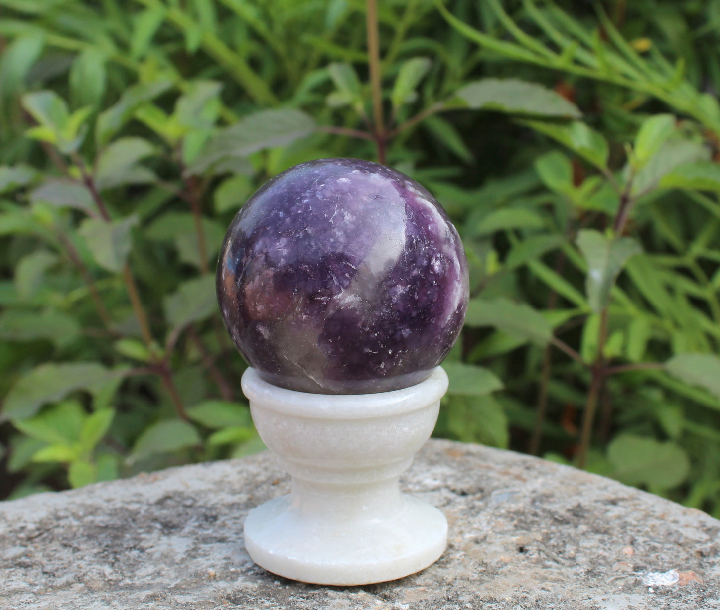 Natural 50 mm Lepidolite Sphere