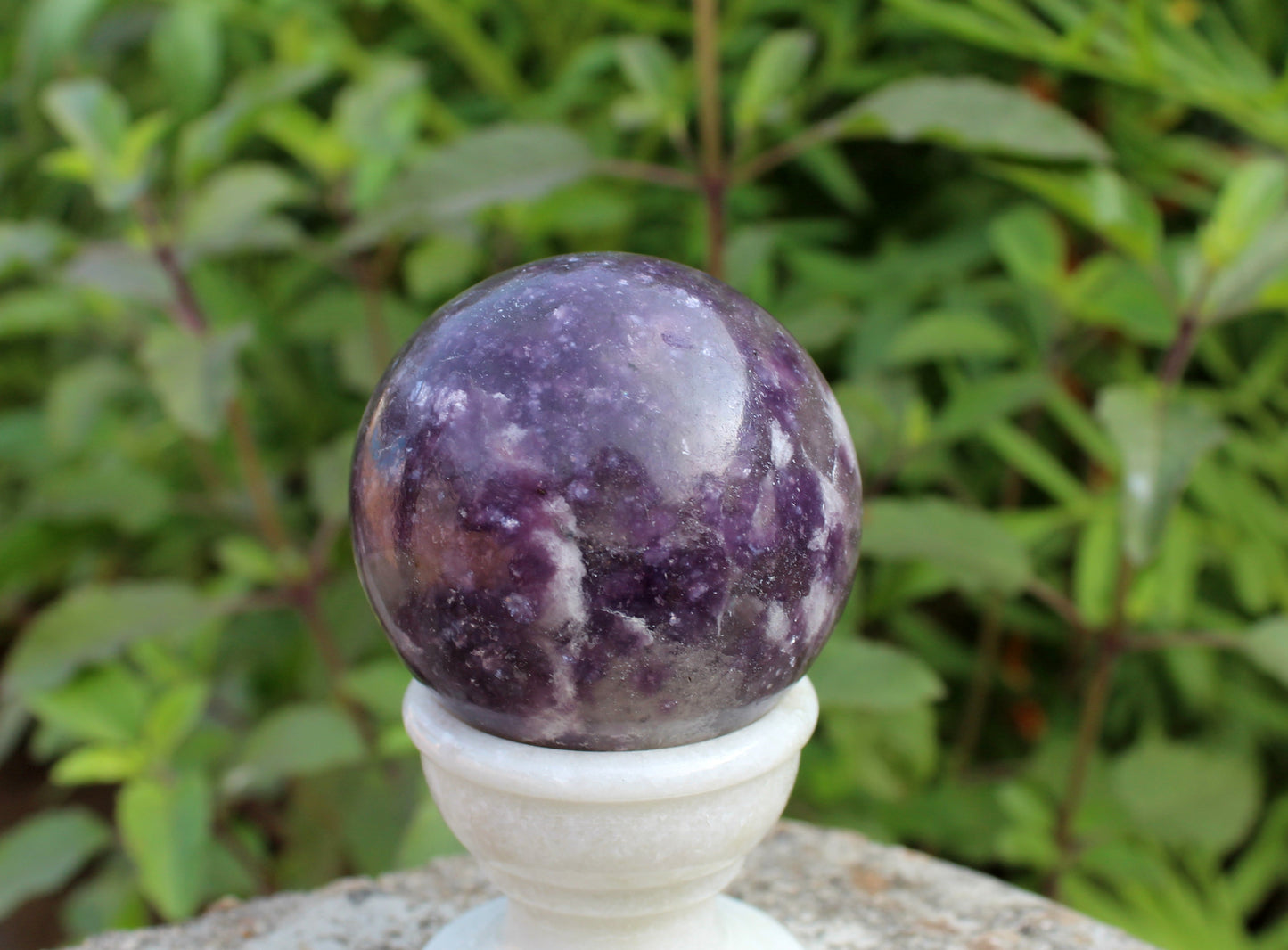 Natural 50 mm Lepidolite Sphere