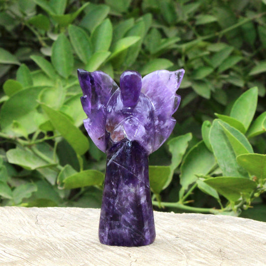 Natural Amethyst 3 inch Angel