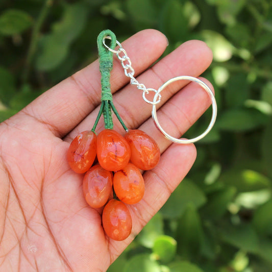 Natural Carnelian Key Chain