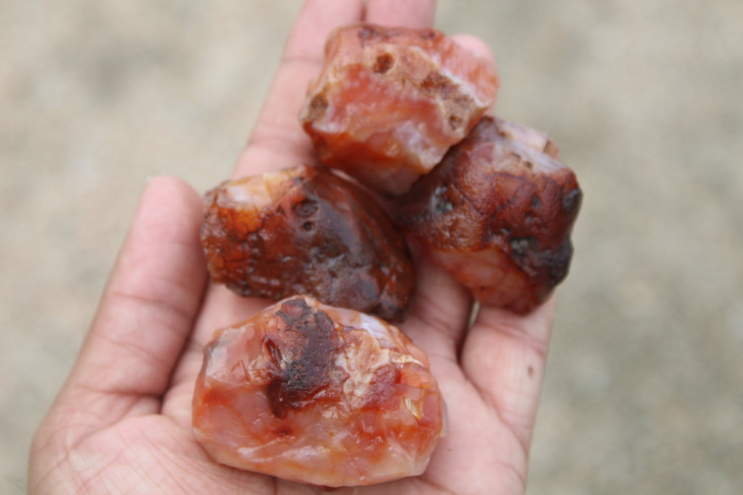 Natural Carnelian Raw Stone