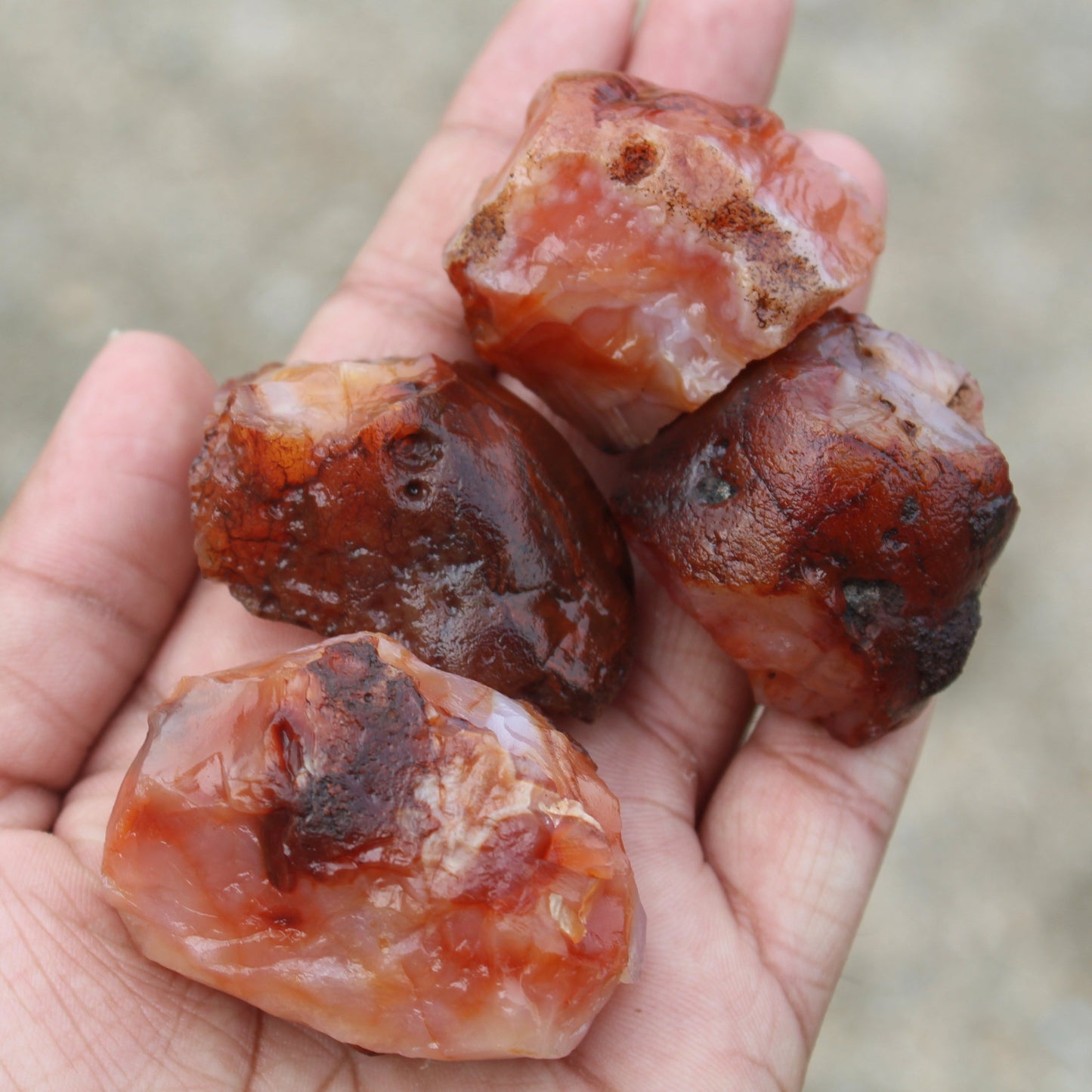 Natural Carnelian Raw Stone