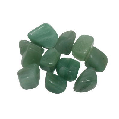 2 Lb Natural Green Aventurine Tumbled Stone - Wholesale