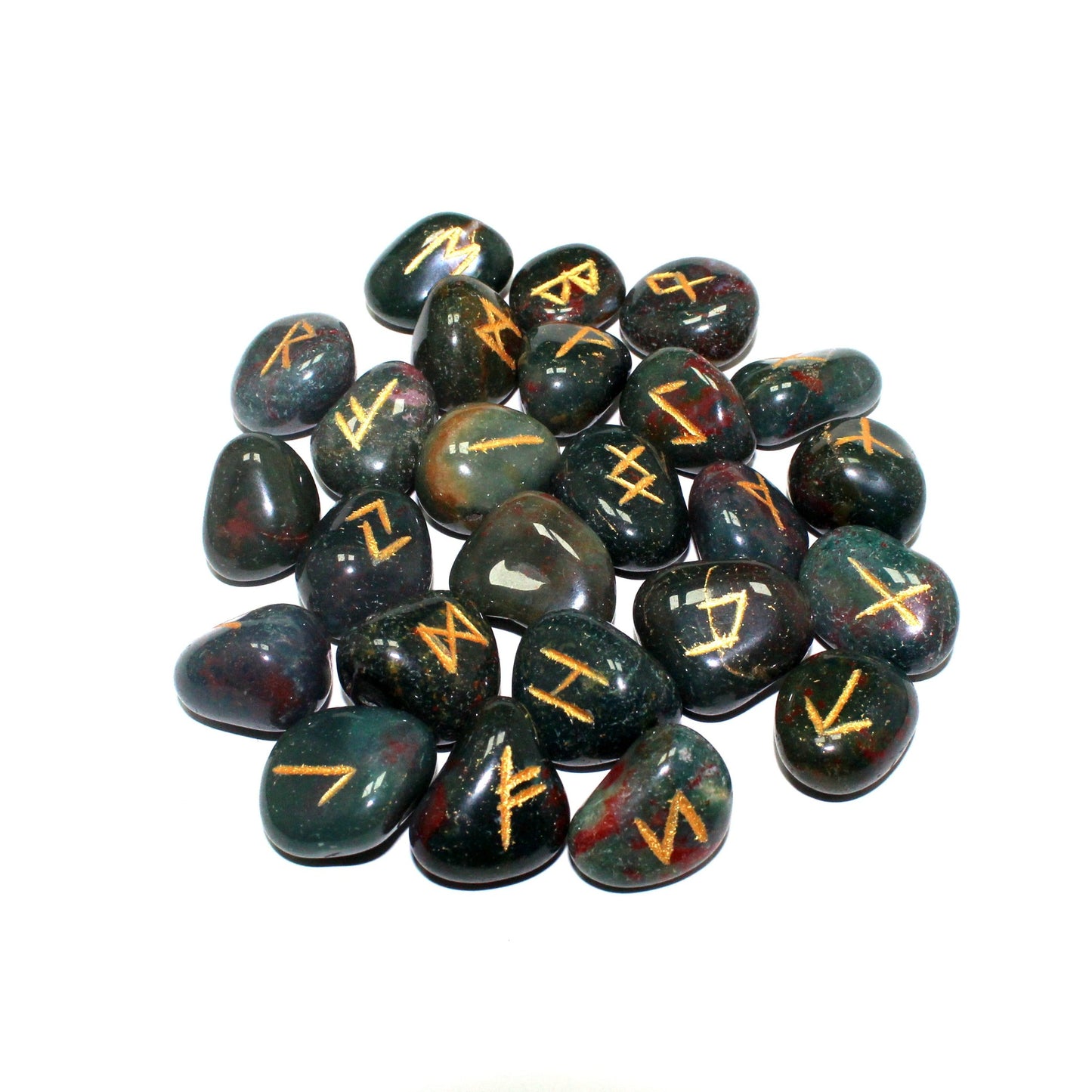 Natural Bloodstone Rune Set