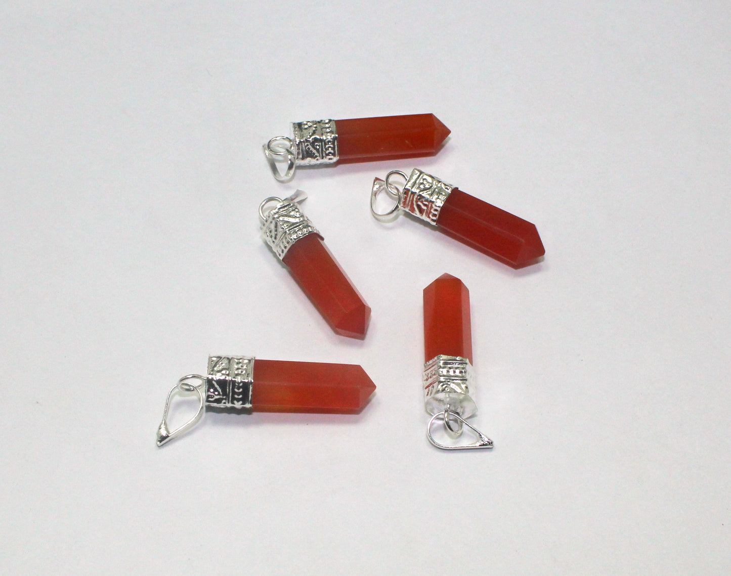 Natural Carnelian Point Pendant