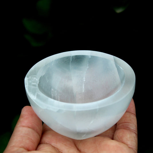 Natural Selenite Bowl - 3 inch