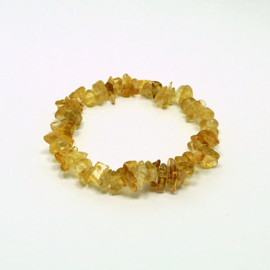 Natural Citrine Chip Bracelet