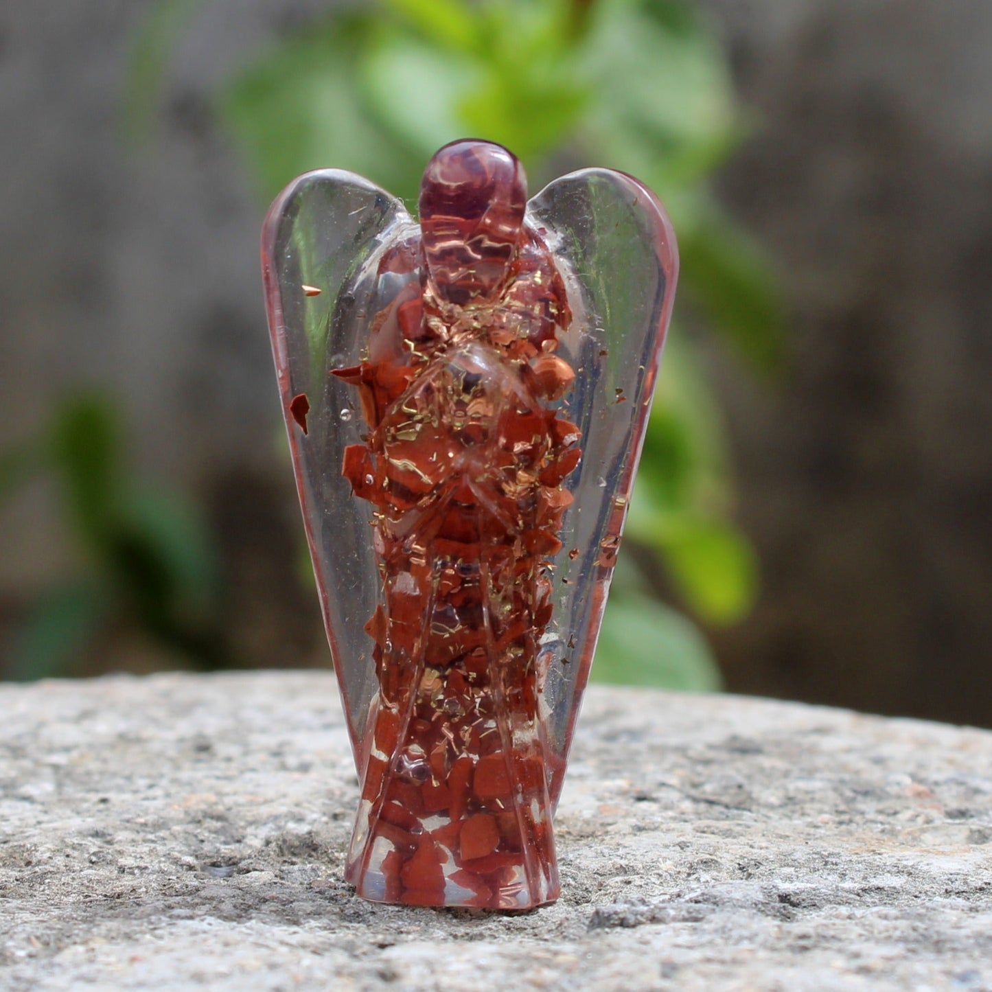 Red Jasper 2 inch Orgonite Angel