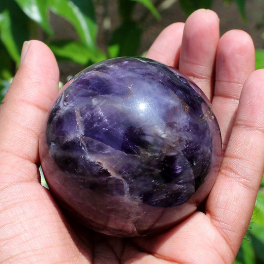 Natural 55 mm Amethyst Sphere