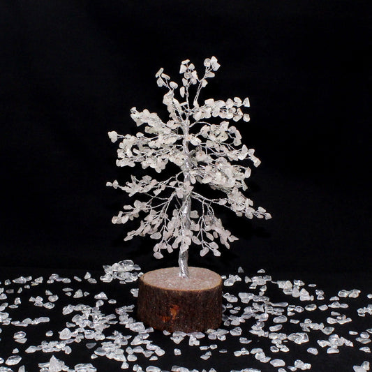 Natural Clear Quartz 300 Beads Gem Tree